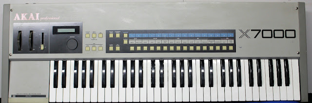 front of the akai x7000